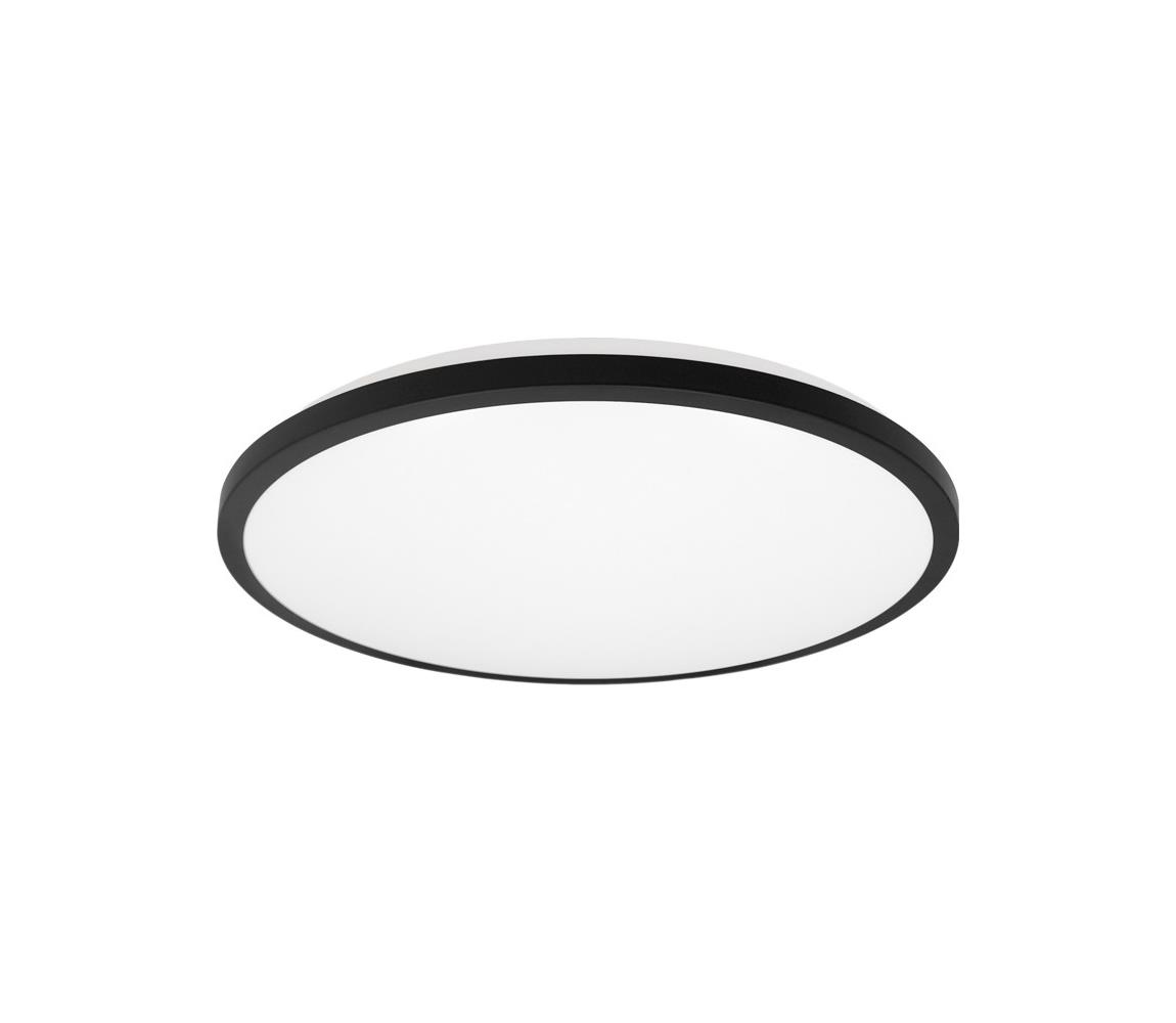 Top Light - LED Plafon łazienkowy ONYX LED/10W/230V IP44 śr. 29 cm czarny
