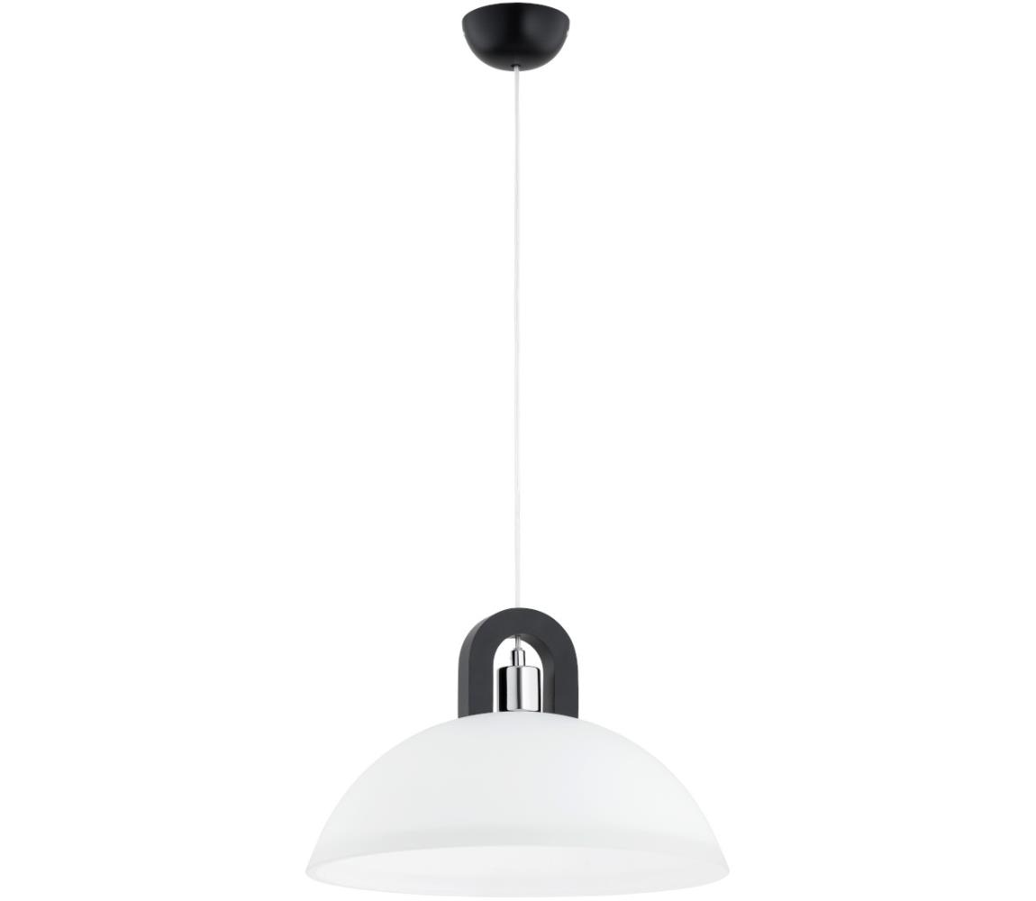 Żyrandol na lince MIGOT 1xE27/15W/230V czarny/chrom