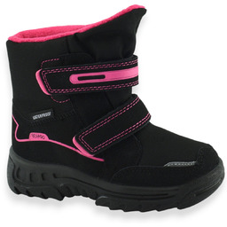 Buty zimowe dziewczęce śniegowce Befado 615X/Y003 High Czarne