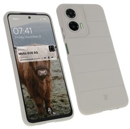 Bizon Pancerne etui Case Tur do Motorola Moto G35 5G, jasnoszare