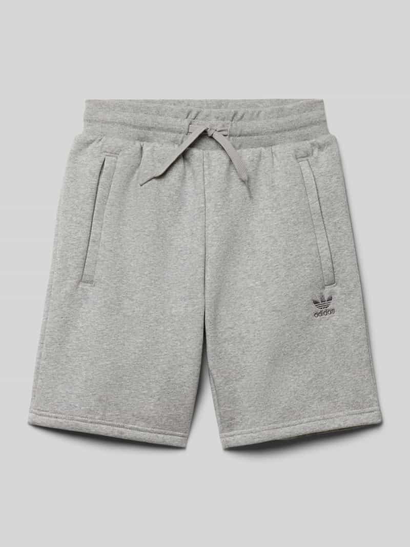 Spodnie dresowe o kroju regular fit z wyhaftowanym logo