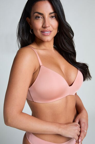 Hunkemöller Biustonosz usztywniany bez fiszbin Mona Różowy