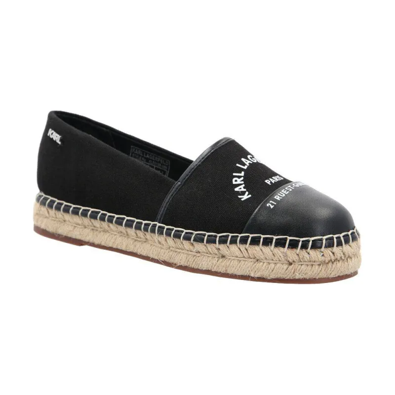 Karl Lagerfeld Espadryle KAMINI Maison z dodatkiem skóry