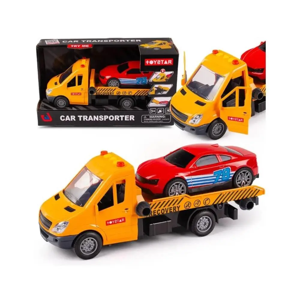 Laweta z samochodem pomoc drogowa światło dźwięk - Lena