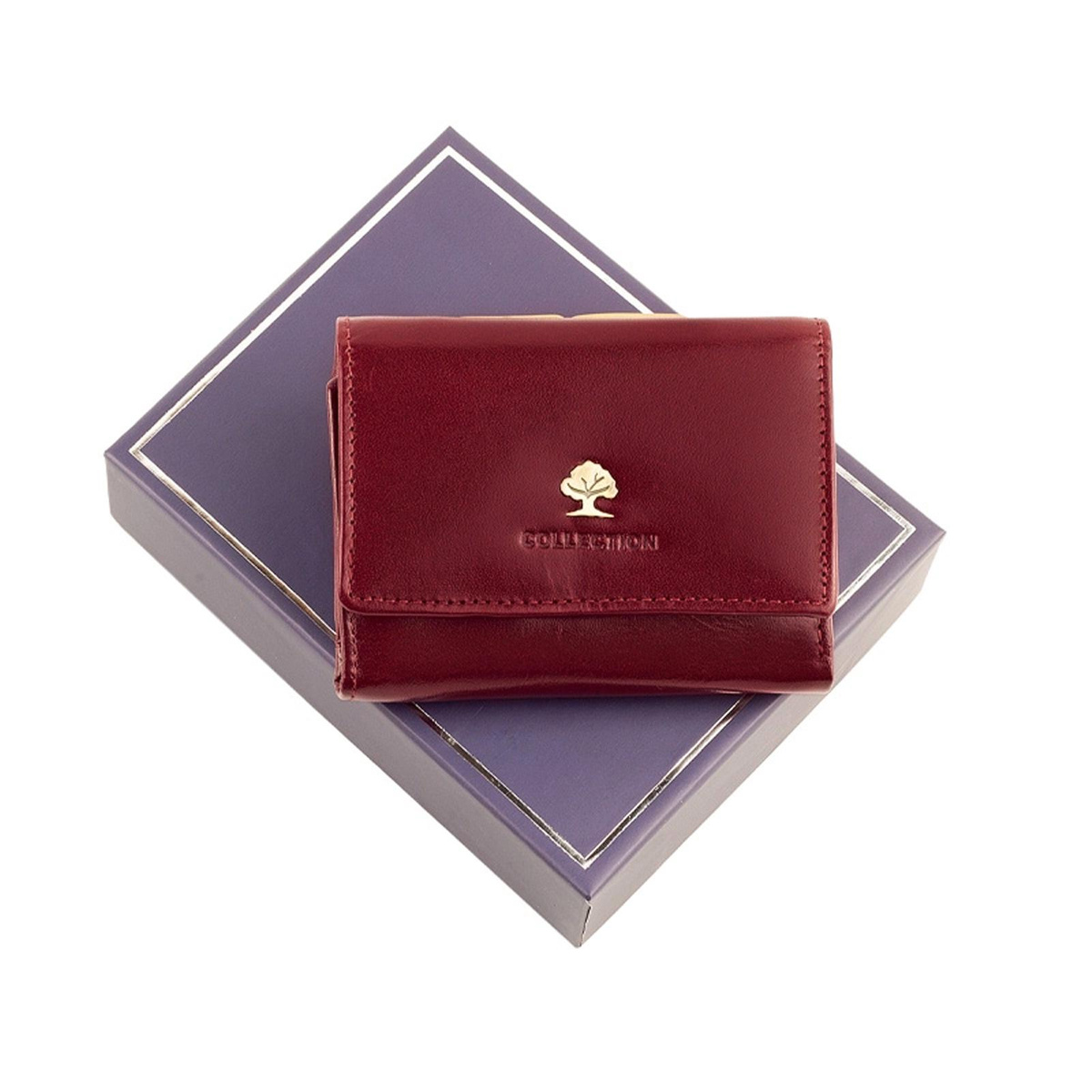 Kompaktowy Skórzany damski portfel Luxury z RFID