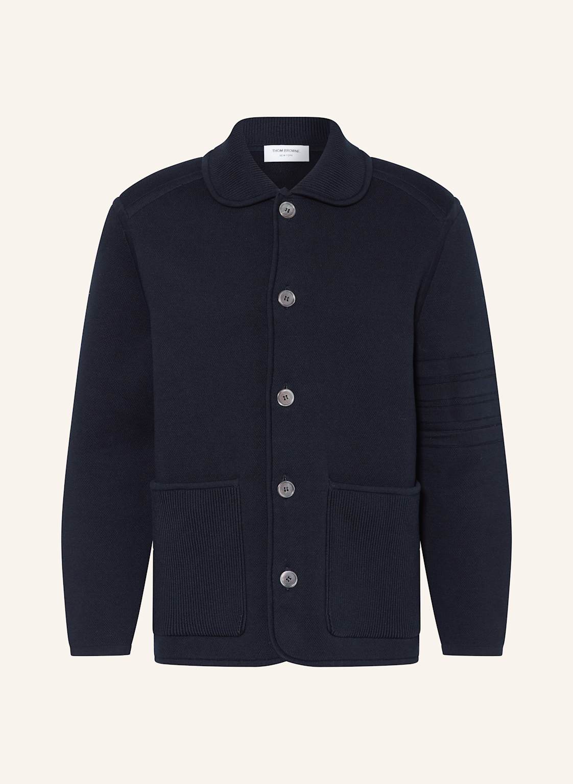 Thom Browne. Kardigan blau