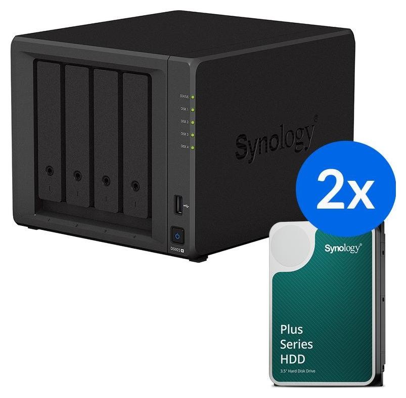 Synology DS923+/2x HAT3300-2T 2x 2TB DS923+-4T-00-2