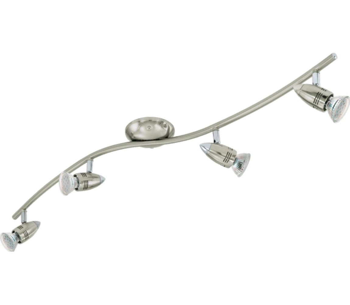 Eglo 78025 - LED Oświetlenie punktowe MAGNUM 4xGU10/3W/230V 3000K matowy chrom