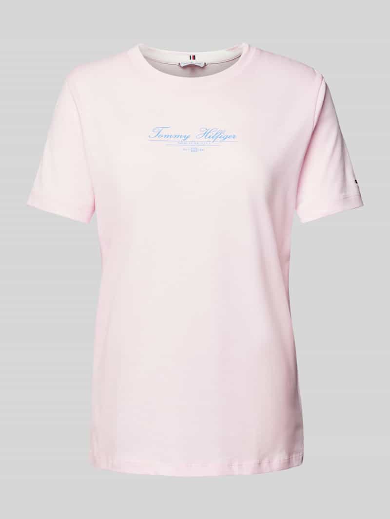 T-shirt z nadrukiem z logo