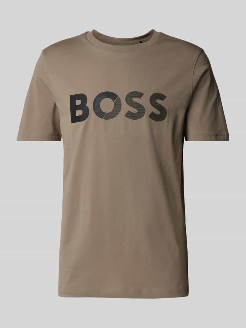 T-shirt z nadrukiem z logo