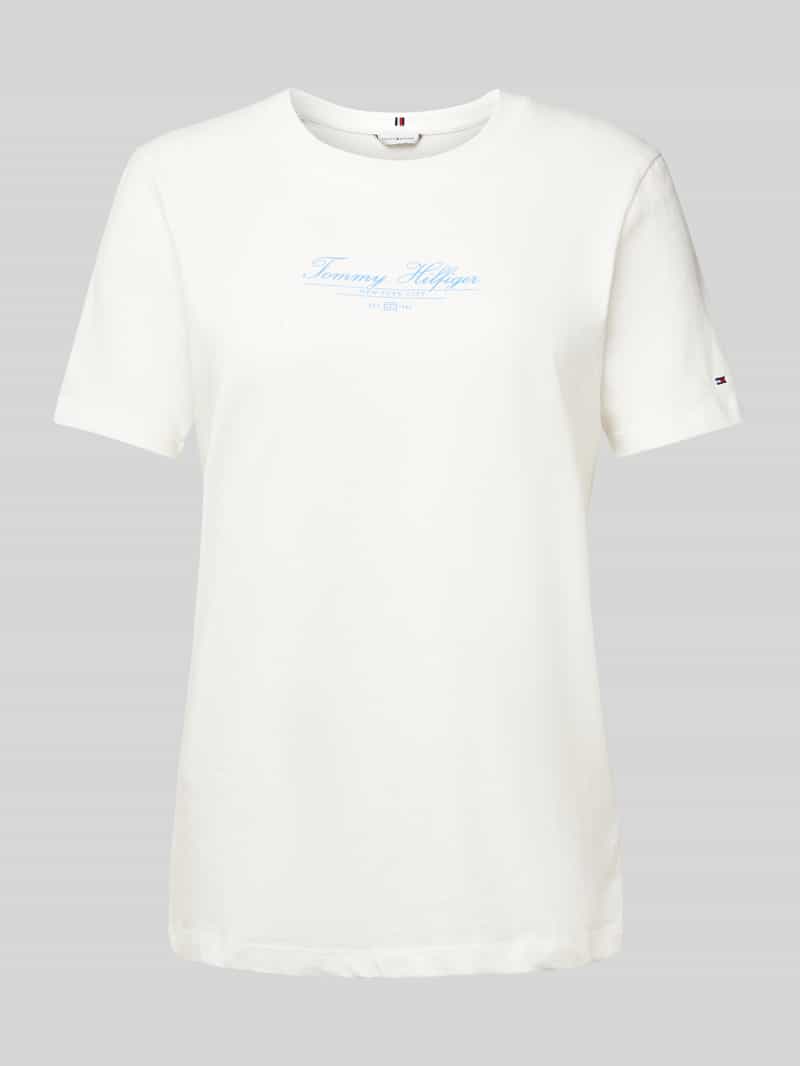 T-shirt z nadrukiem z logo