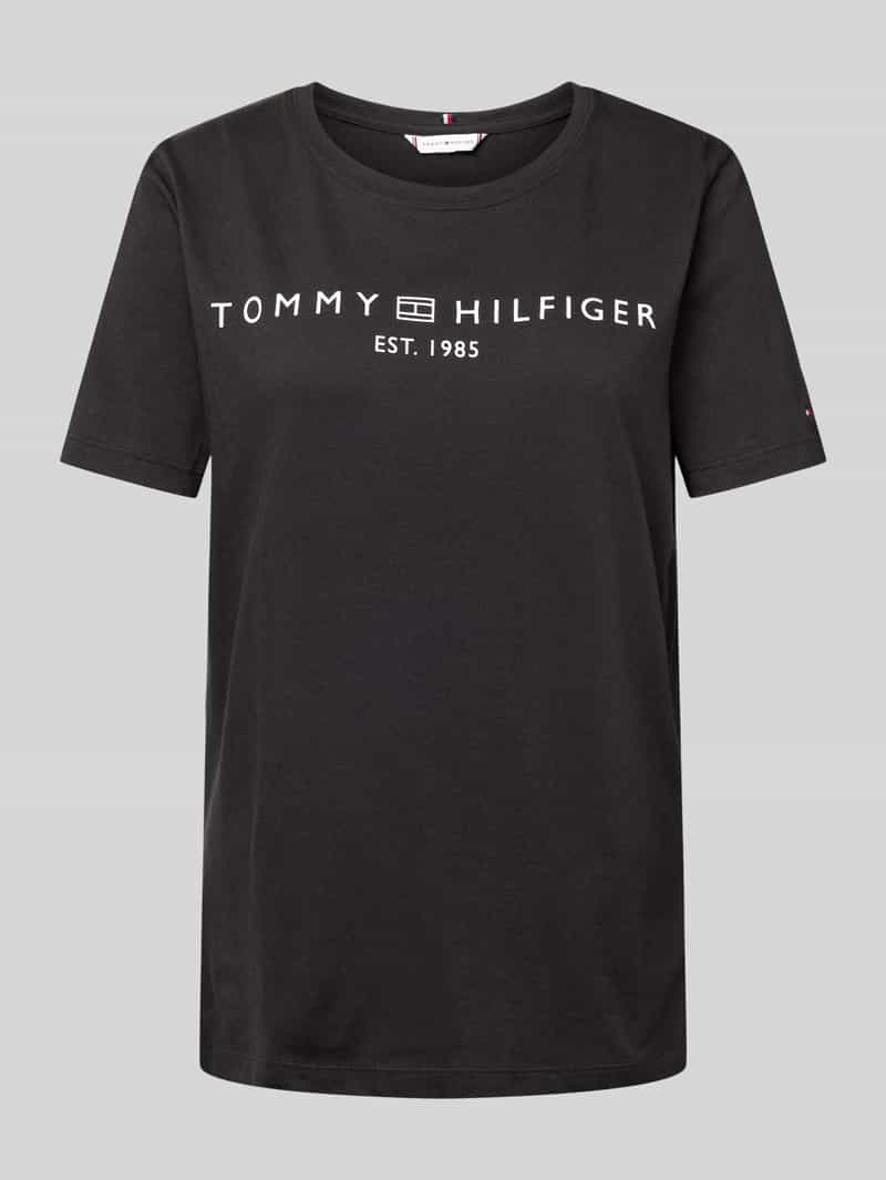 T-shirt z nadrukiem z logo