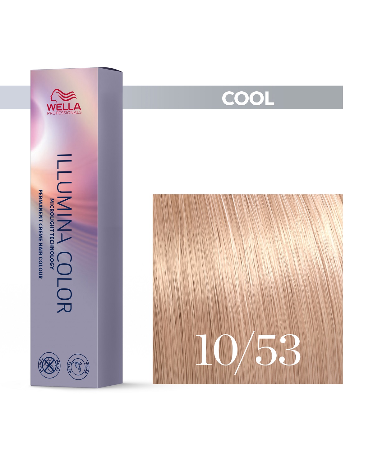 Wella Illumina, farba rozświetlająca, 10/53, 60ml