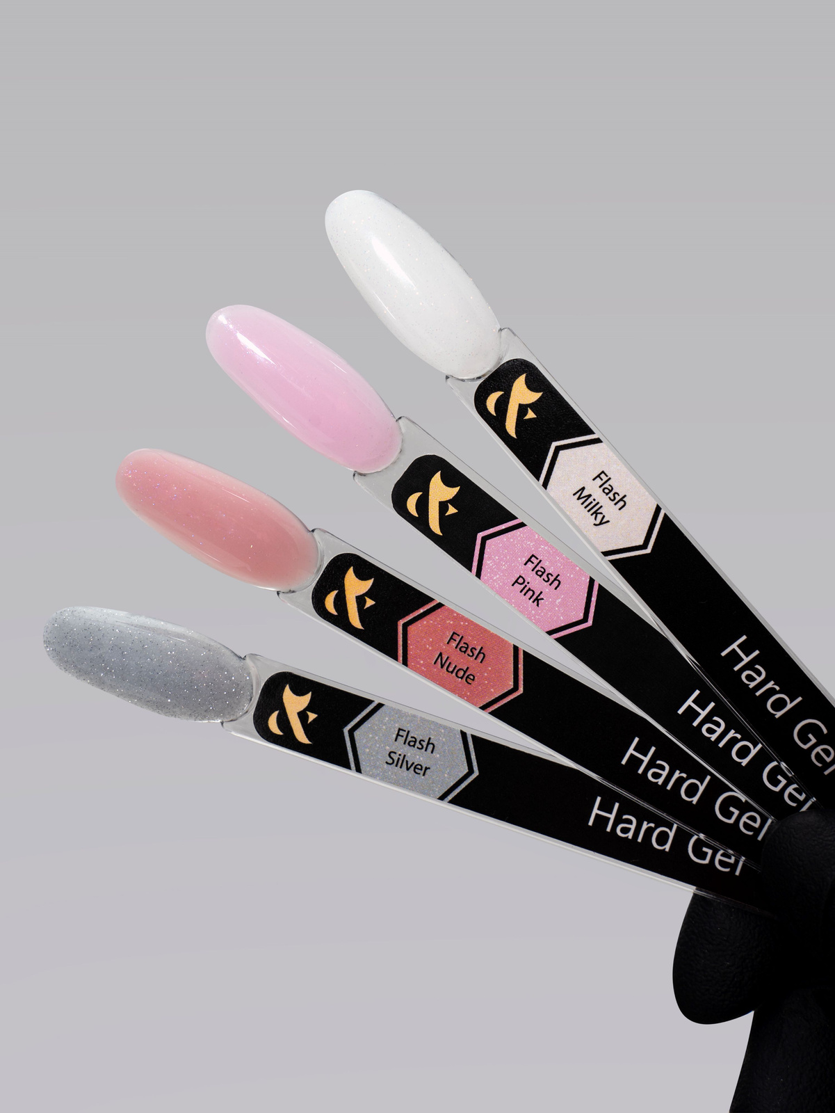 Żel do modelowania paznokci F.O.X Hard gel Flash Milky, 15 ml