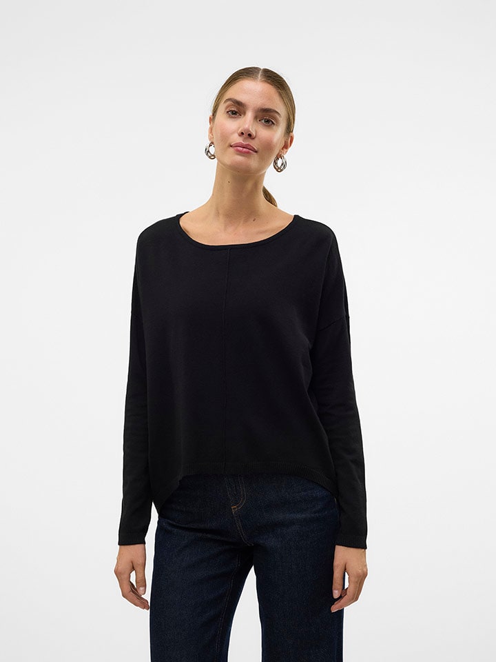 Vero Moda Sweter w kolorze czarnym