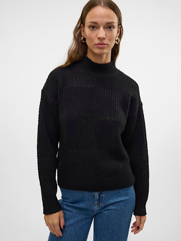 Vero Moda Sweter w kolorze czarnym