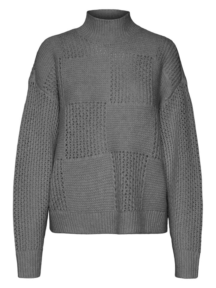 Vero Moda Sweter w kolorze szarym