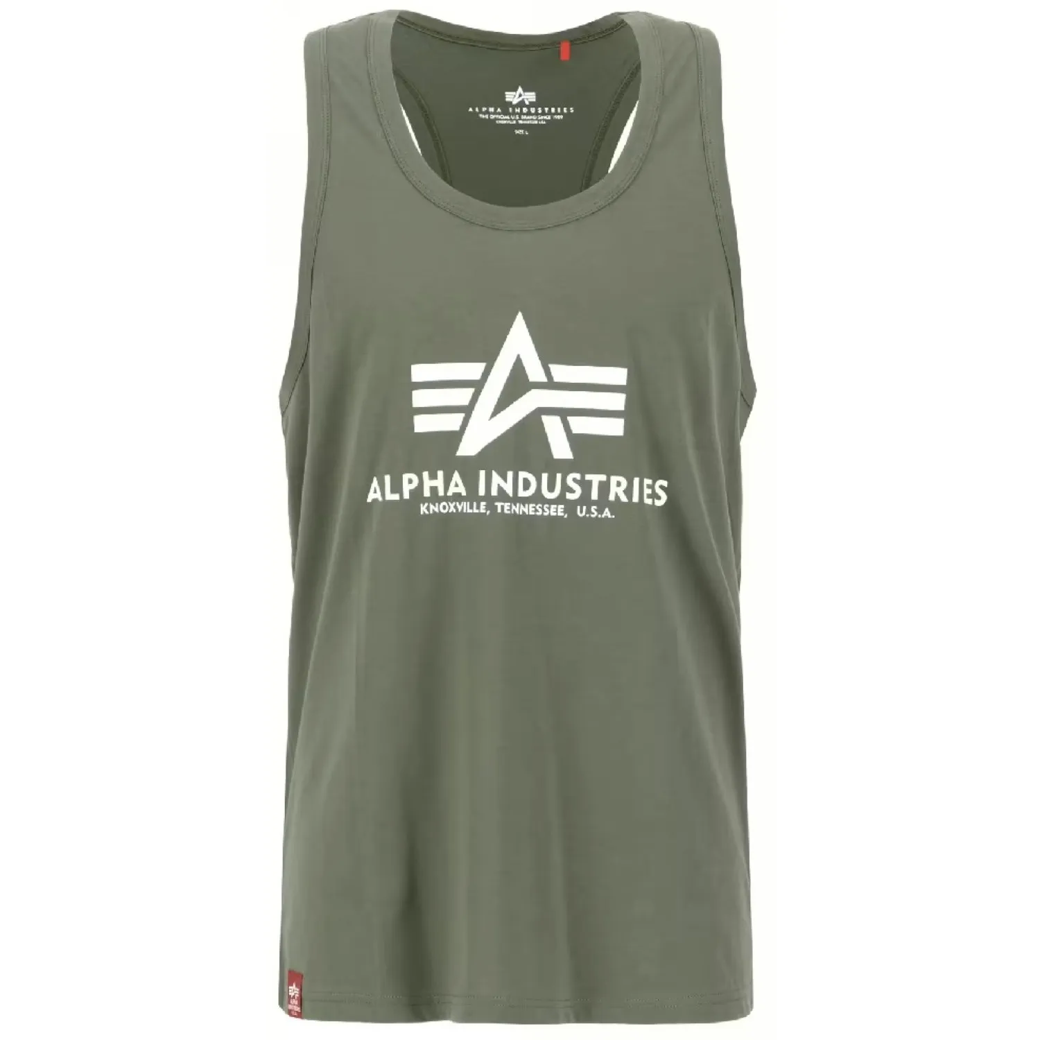 Tank Top Alpha Industries BB Basic 116513 142 - Oliwkowy