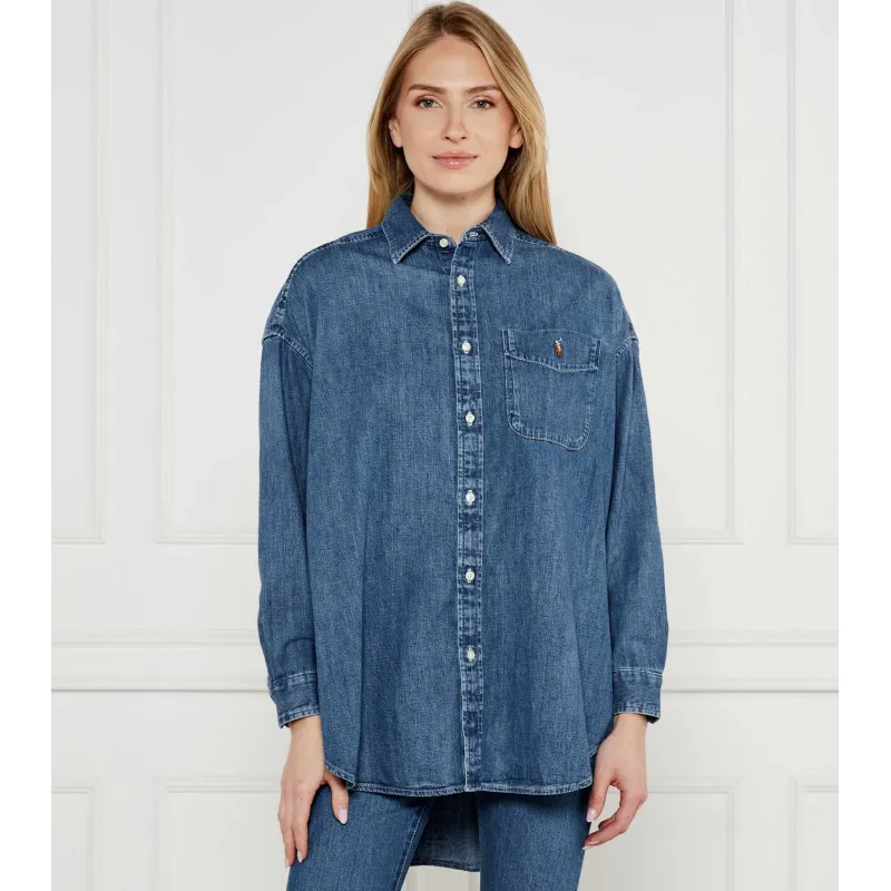 POLO RALPH LAUREN Jeansowa koszula Oversize fit