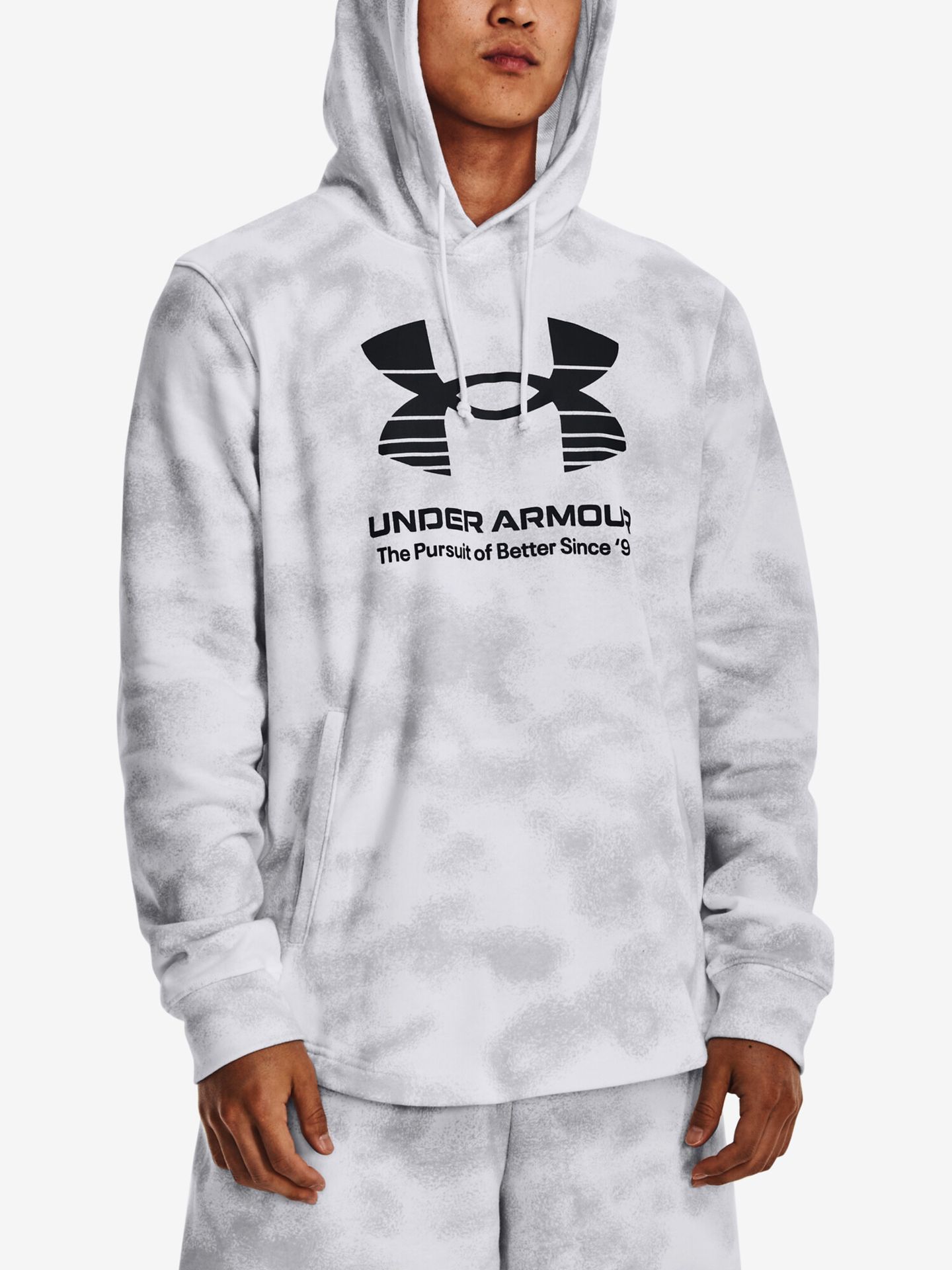 Bluza męska Under Armour Rival Terry Novelty HD-WHT L
