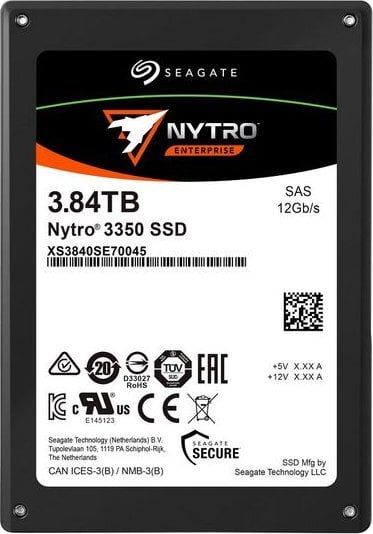 Dysk serwerowy Seagate Nytro 3350 3.84TB 2.5'' SAS-3 12Gb/s XS3840SE70045