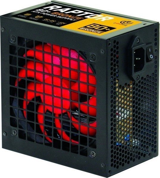 Zasilacz Rebeltec Zasilacz ATX RAPTOR 600W BRONZE 80+,Single Rail, DC-DC