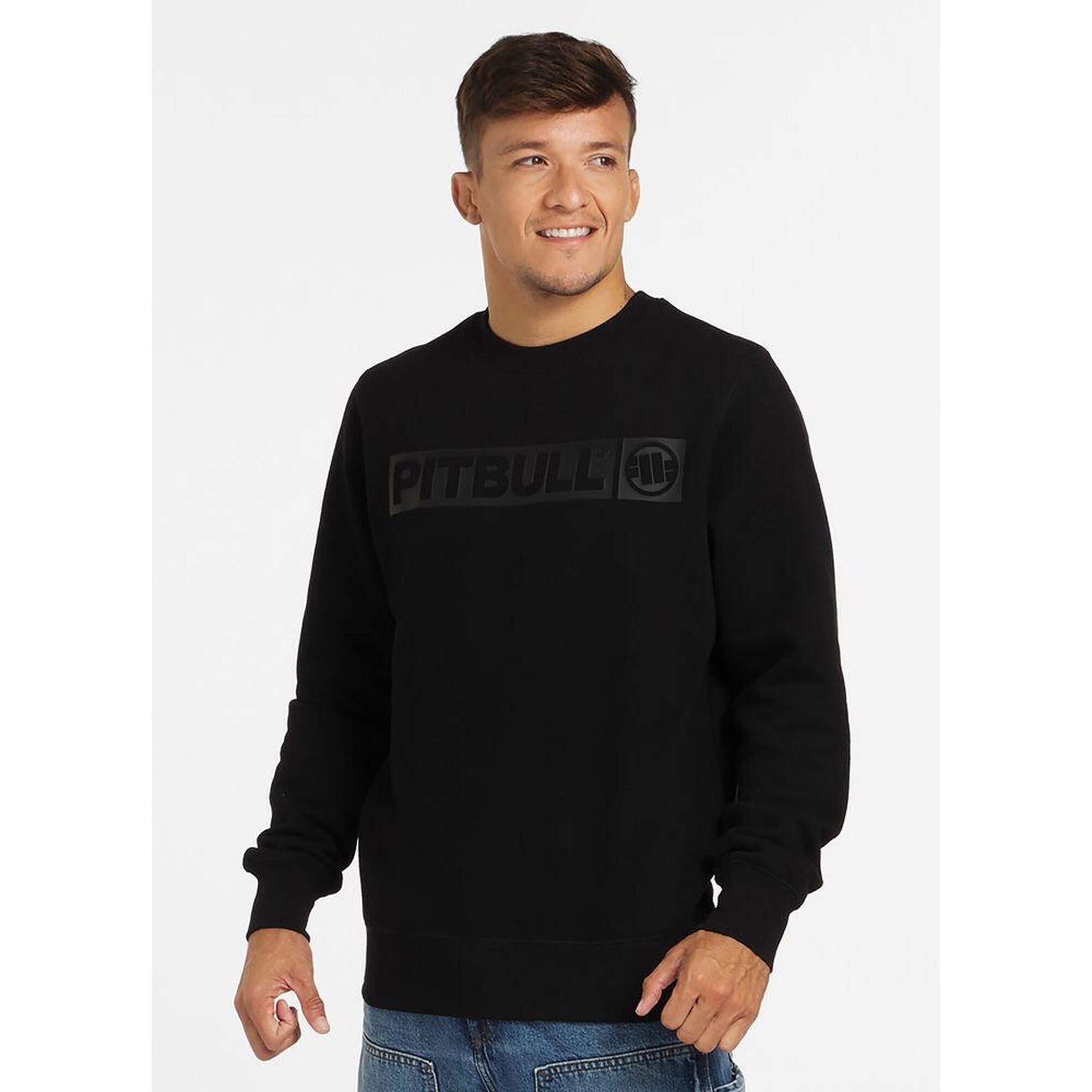Bluza Pit Bull New Brushed Fleece Group Hilltop '24 - Czarna L