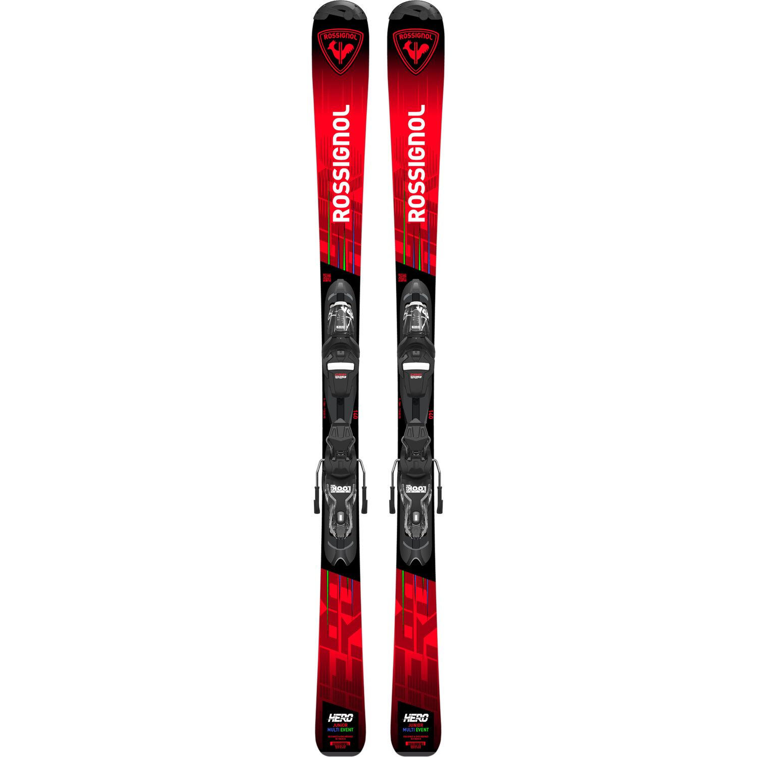 Dziecięce Narty ROSSIGNOL HERO JR XPR JR 7 GW B83 WIAZ-3607683457038 RRNJY03 – Czerwony