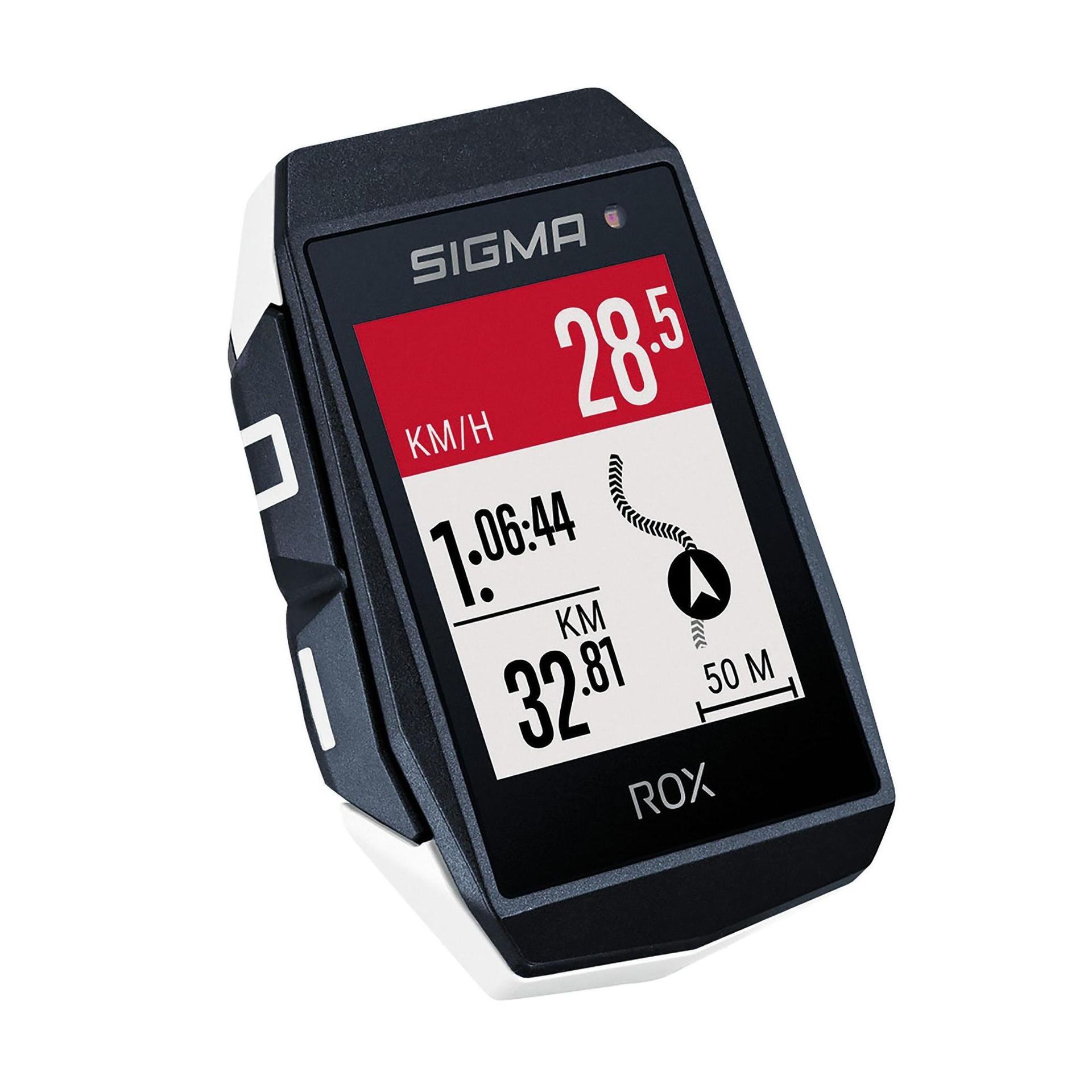 Sigma SPORT SPORT ROX 11.1 Evo Bike Computer incl. Bracket, biały 2022 Urządzenia GPS