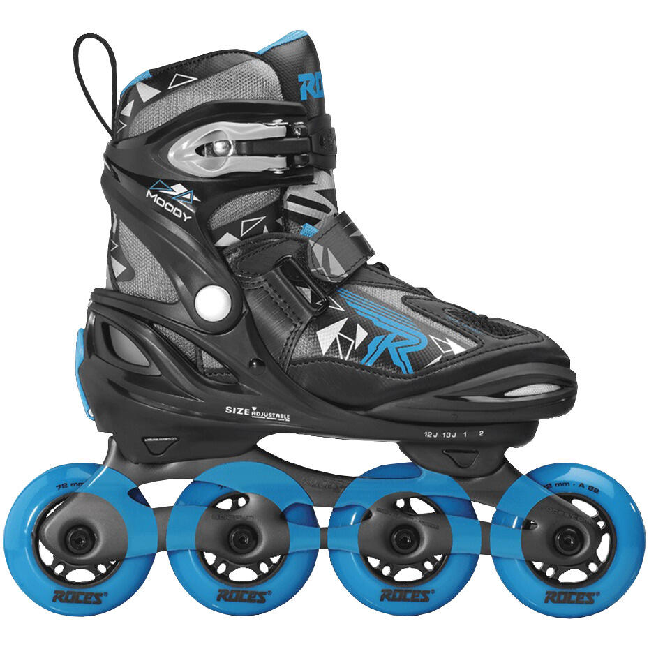 Roces Moody Boy TIF łyżworolki chłopięce, Black-Astro Blue, 30-35 400855-001