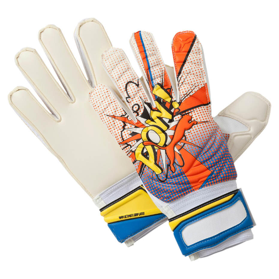 Puma, Rękawice bramkarskie, Evo Power Grip 2 RC biało pomarańczowe 040998 41 - 9