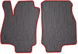 Dywaniki NOMAD przednie do Opel Astra 1998-2009 - RED
