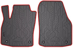 Dywaniki NOMAD przednie do Opel Astra 2004-2014 - RED