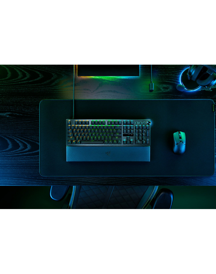 Razer Klawiatura do gier Huntsman V3 Pro Klawiatura do gier Przewodowe Skandynawski Czarny Analogowy optyczny