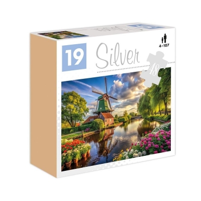 Silver - Puzzle 48: Wiatrak. Wiek: 4+