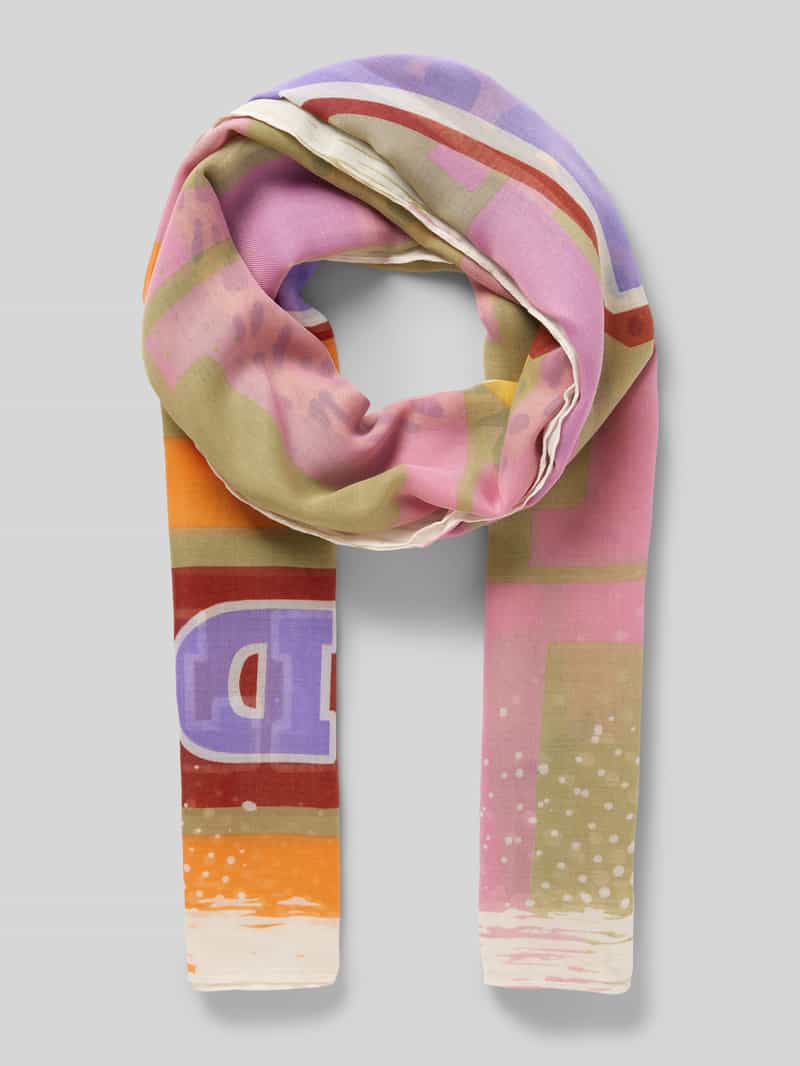 Szal z nadrukiem z logo