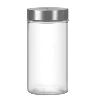 Słoik DOMOTTI Milos 1.3 L Srebrny