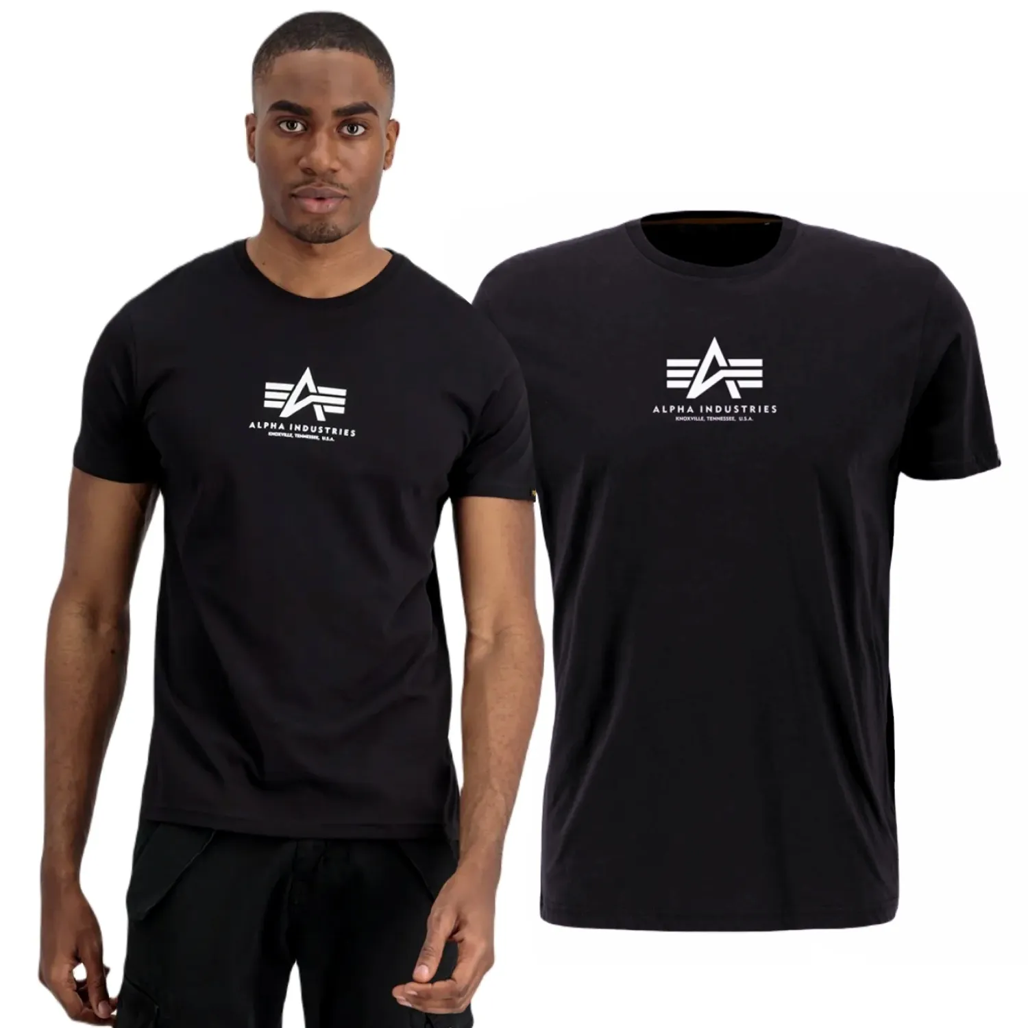 Alpha Industries Basic T ML 118533 03 - Czarna