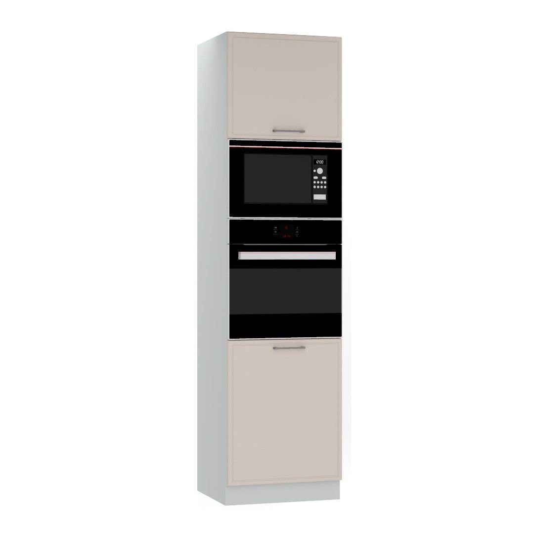 Słupek Alto Do Zabudowy Piekarnika I Mikrofalówki 60X213 Cm Mdf Kaszmir