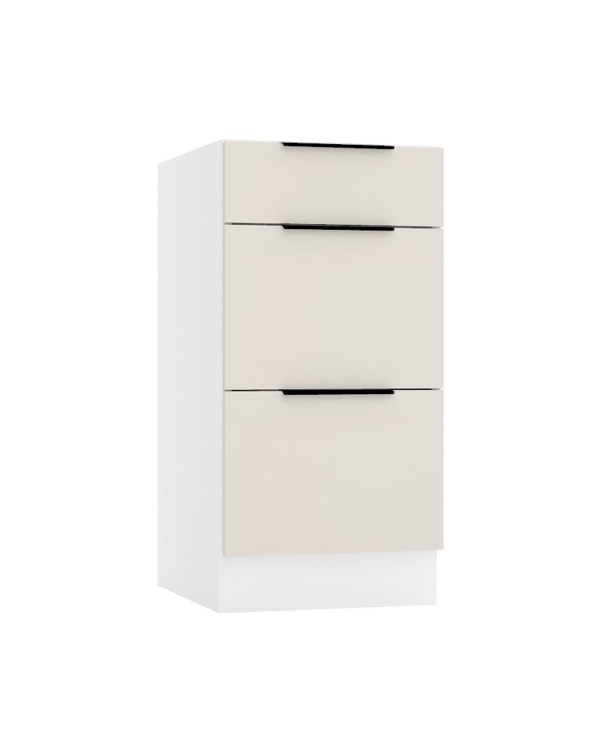 Szafka Dolna Alto 3 Szuflady 40X82 Cm Laminat Kaszmir