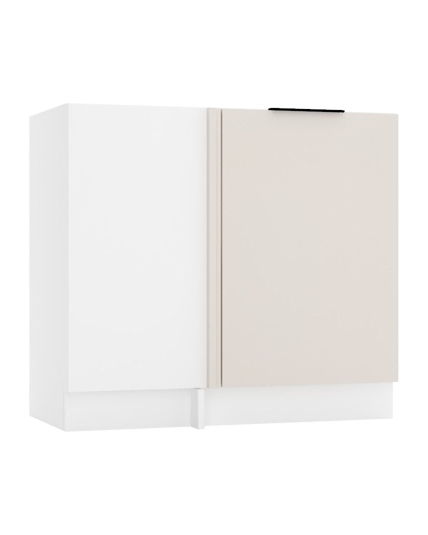 Szafka Dolna Narożna Alto Z 1 Frontem 90X82 Cm Dnp Laminat Kaszmir