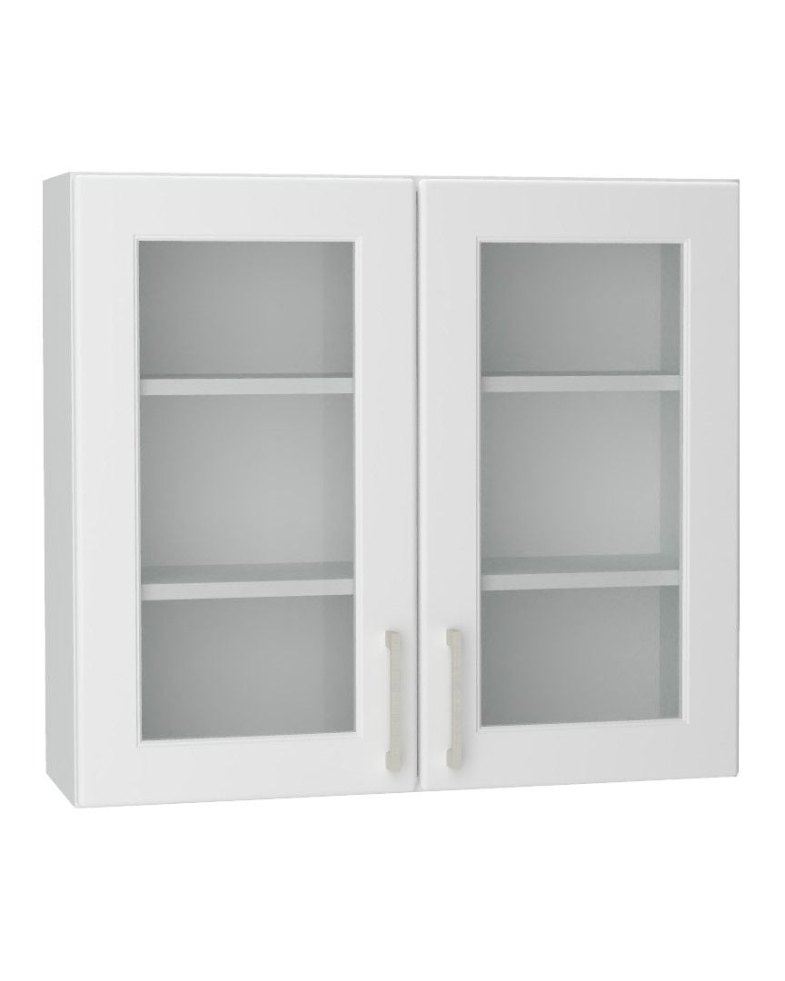 Szafka Wisząca Witrynowa Alto 80X72 Cm Mdf Mdf Jasny Szary