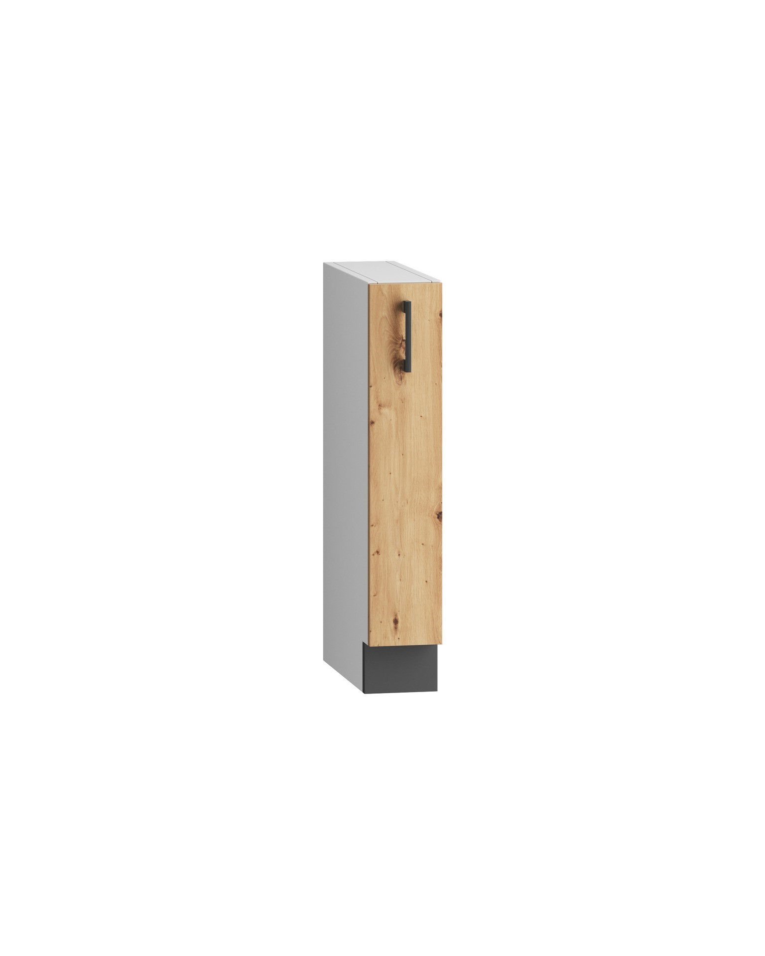 Szafka Dolna Cargo Alto 15 Cm Z Koszem Laminat Dąb Artisan
