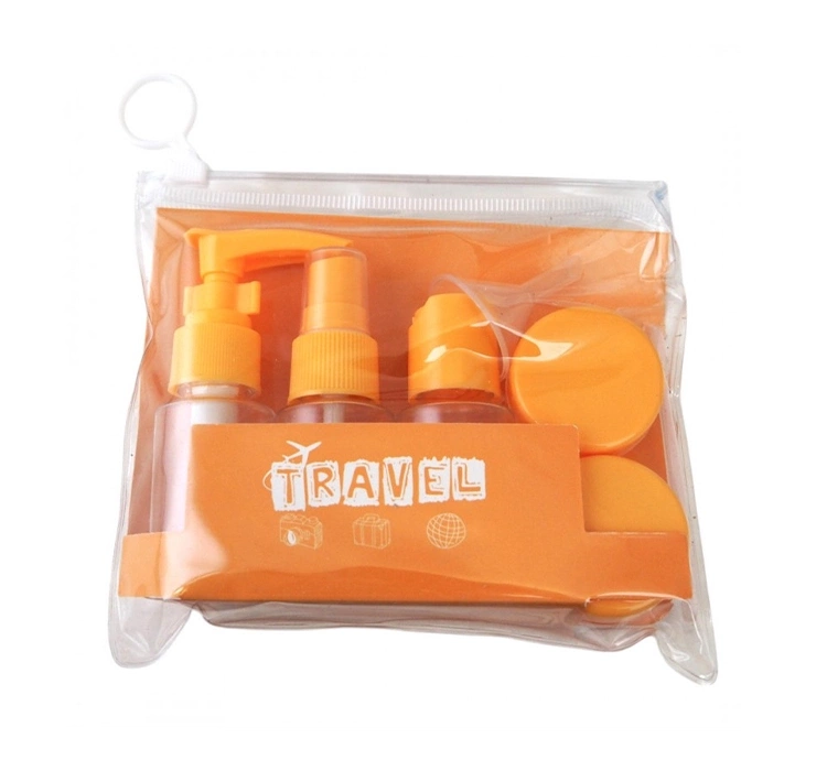 eCarla zestaw pojemniczków podróżnych 7w1 Pomarańczowy