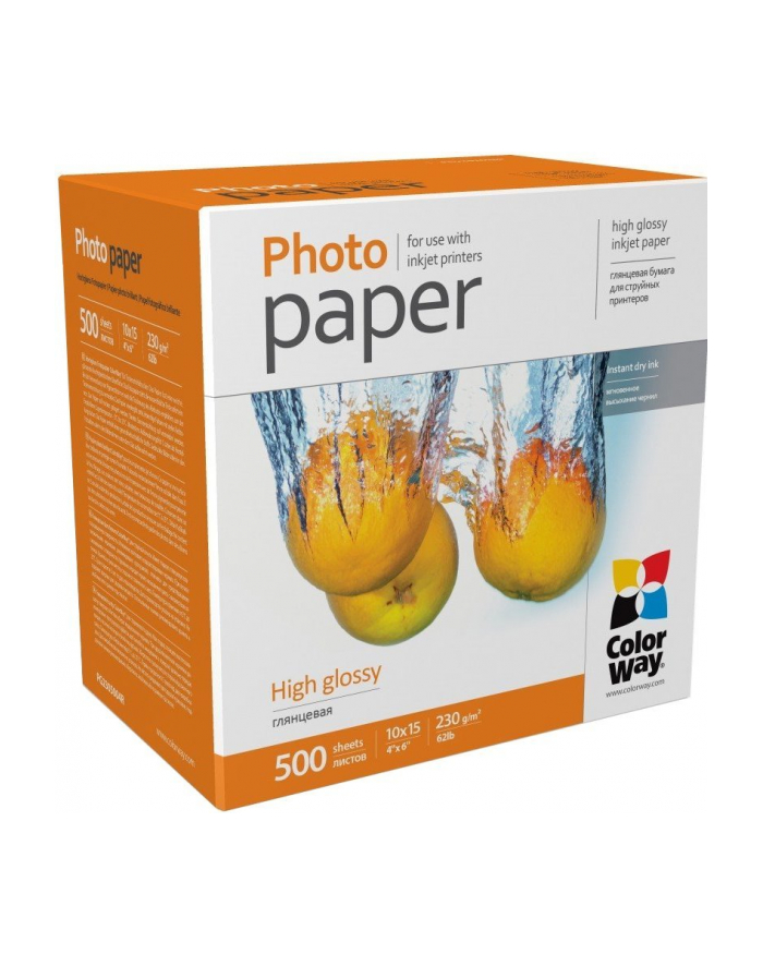 Colorway Cw Wysoki Połysk 230 G M²,10Х15,500Ark PG2305004R PG2305004R