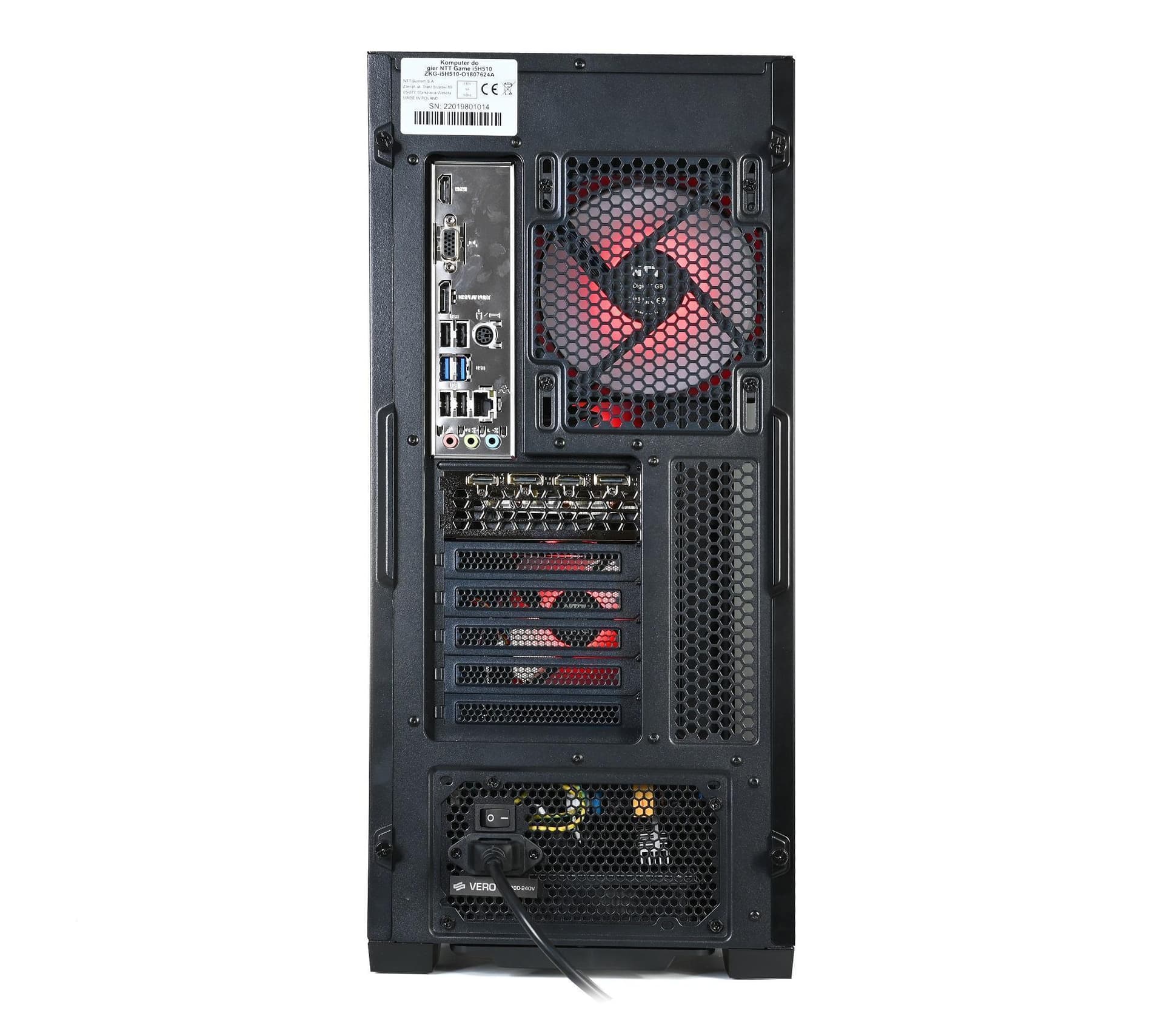 Komputer NTT Game Pro Ryzen 5 8400F, RTX 3050 6GB, 16GB RAM, 1TB SSD, WIFI, W11H