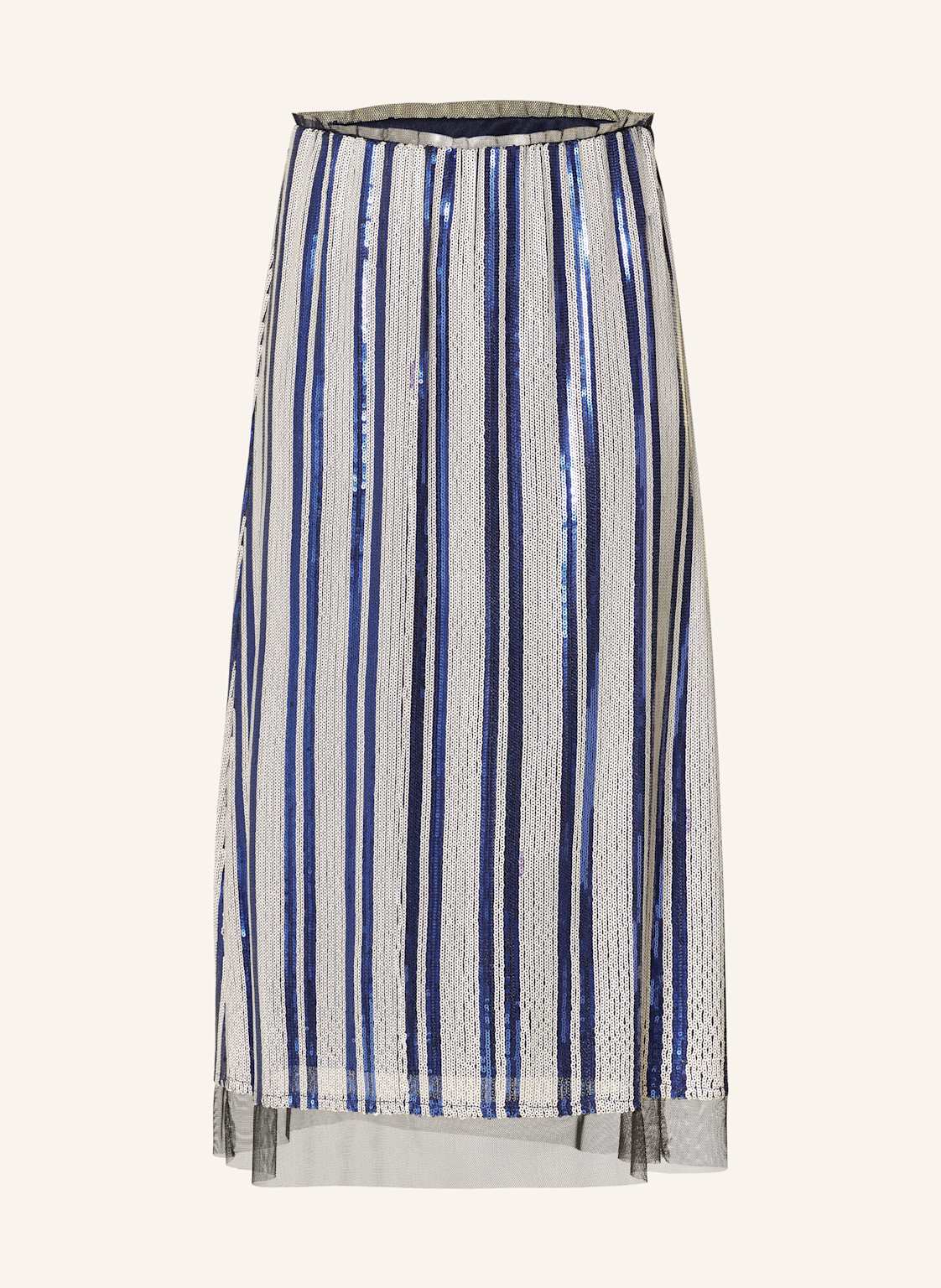 Milano Italy Spódnica Z Cekinami blau