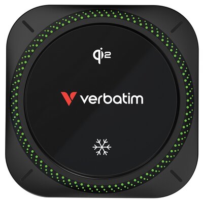 Ładowarka samochodowa VERBATIM Qi2 Charge 'n' Drive 15W Czarny