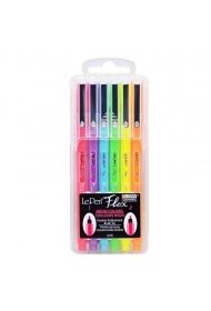 Cienkopisy Le Pen Flex Neon 6szt