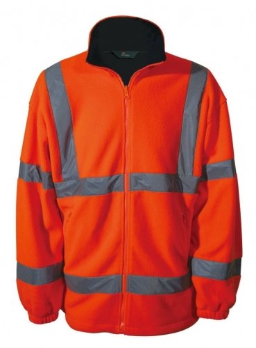KURTKA POLAROWA OSTRZEGAWCZA POM.XXXL
